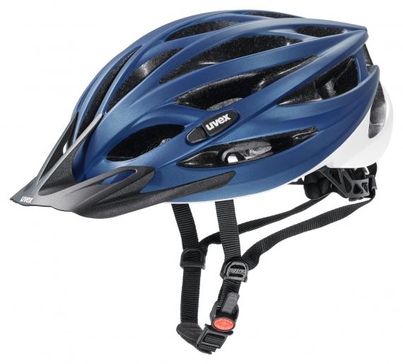 Cyklistická helma Uvex Oversize blue-white mat
