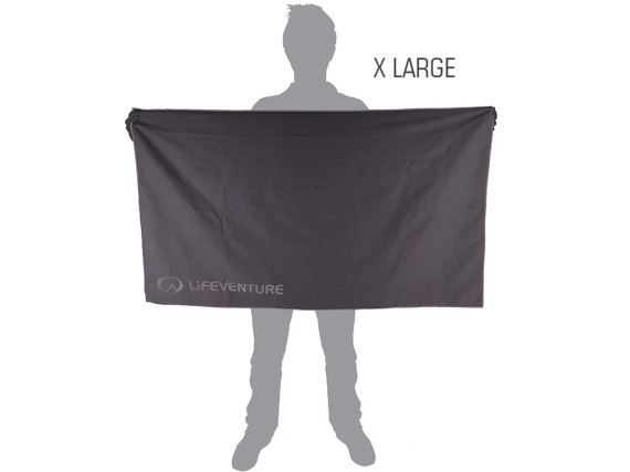 Rychleschnoucí ručník Lifeventure HydroFibre Trek Towel grey