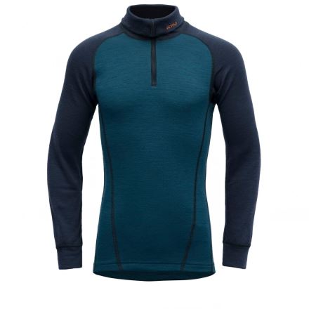Dětský funkční rolák Devold Duo Active Merino Zip Neck Junior Ink