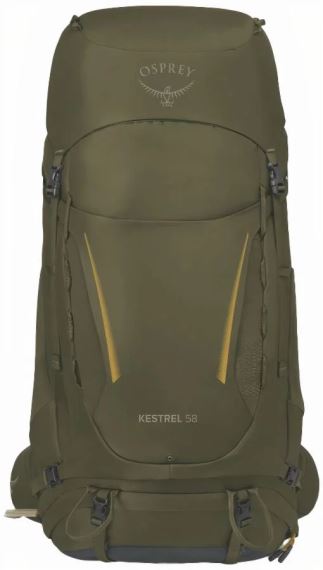 Turistický batoh Osprey Kestrel 58 moss green