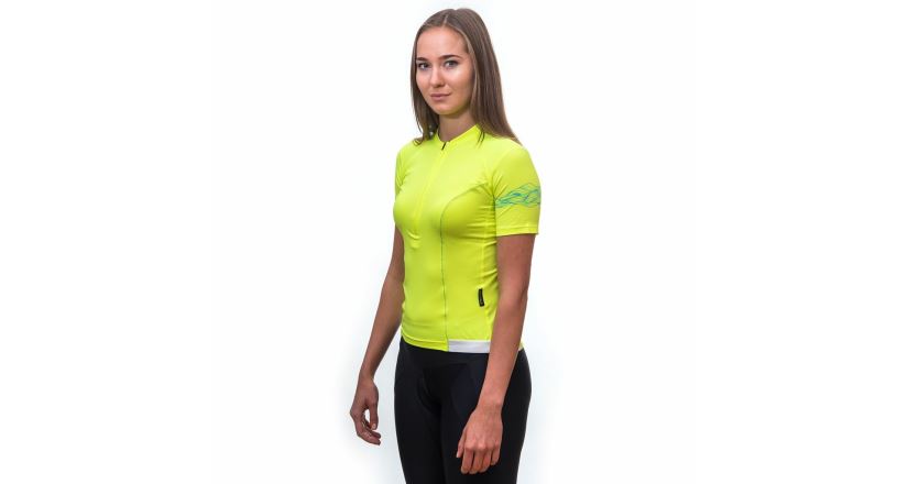 Dámský dres Sensor Coolmax Entry neon yellow (1)