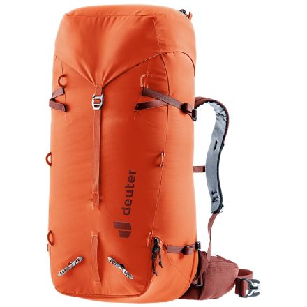 Dámský lezecký batoh Deuter Guide 42+8 SL papaya-redwood