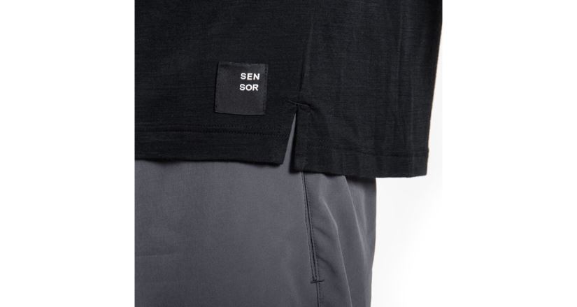 Pánské funkční triko Sensor Merino Air Traveller Černá (5)