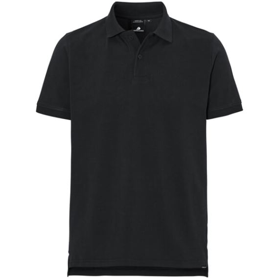 Pánské tričko s krátkým rukávem a límečkem Didriksons Ville černá