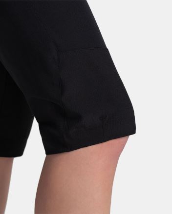 Dámské outdoorové 3/4 kalhoty Kilpi Meedin-W Black (3)