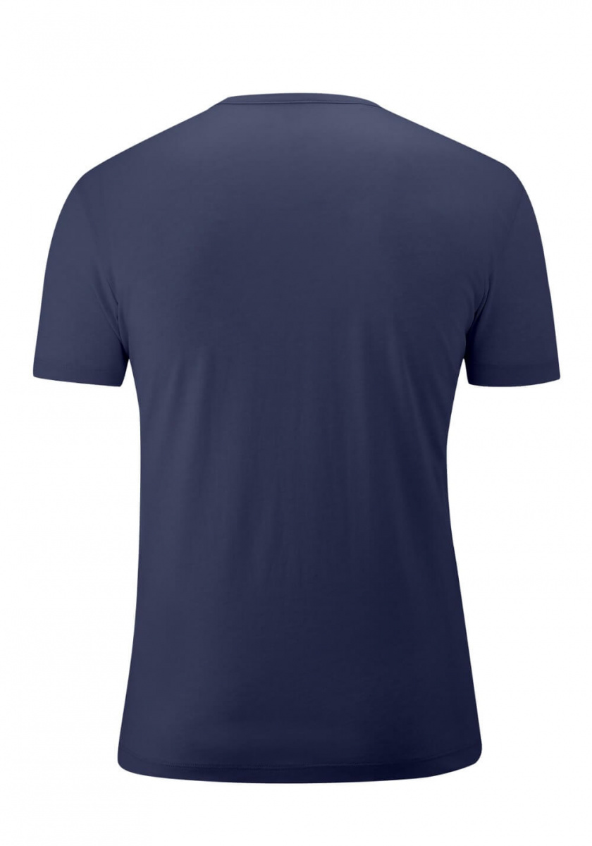 Pánské tričko s krátkým rukávem a potiskem Maier Sports Coffee Break night sky melange L/XL