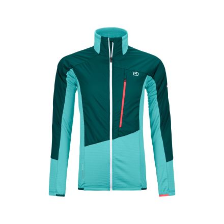 Dámská bunda Ortovox Westalpen Swisswool Hybr Jacket W Pacific green