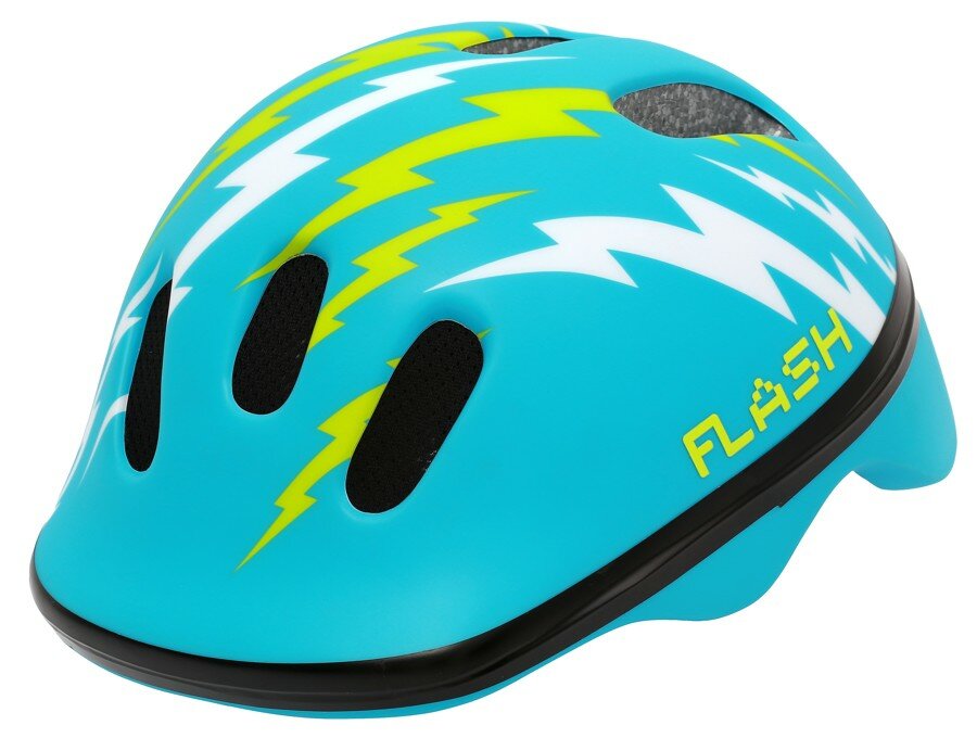 Dětská cyklistická helma Rock Machine Flash Kids modrá