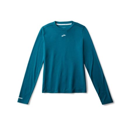 Dámské triko Brooks High Point Long Sleeve modrá (2)