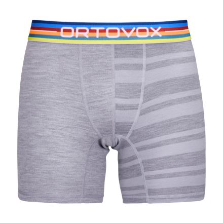 Pánské funkční boxerky Ortovox 185 Rock'n'Wool Boxer Grey Blend