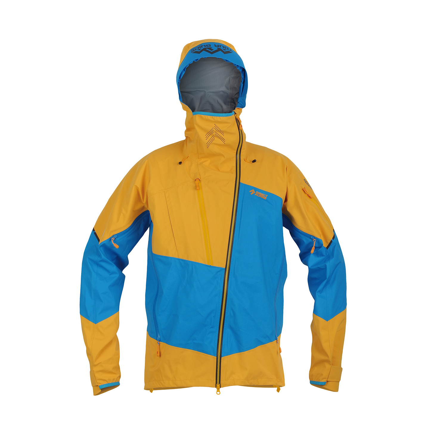 Pánská hardshell bunda Direct Alpine Guide 8.0 mango/ocean L