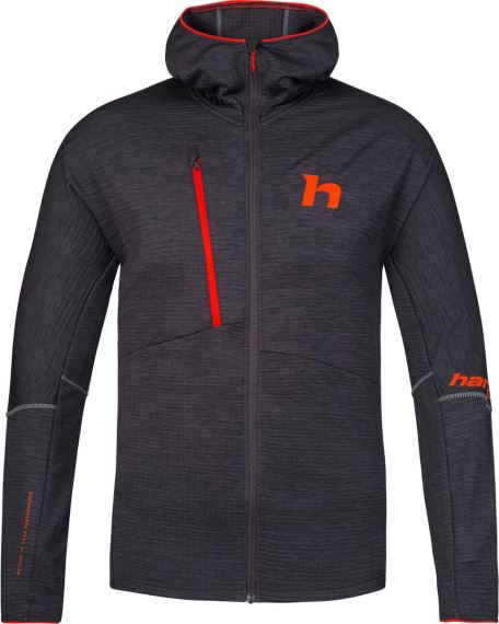 Pánská mikina Hannah Niro Hoody anthracite mel