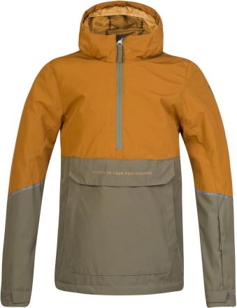 Dětská lyžařská bunda Hannah Jumy JR golden brown/dark olive