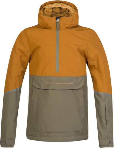 Dětská lyžařská bunda Hannah Jumy JR golden brown/dark olive