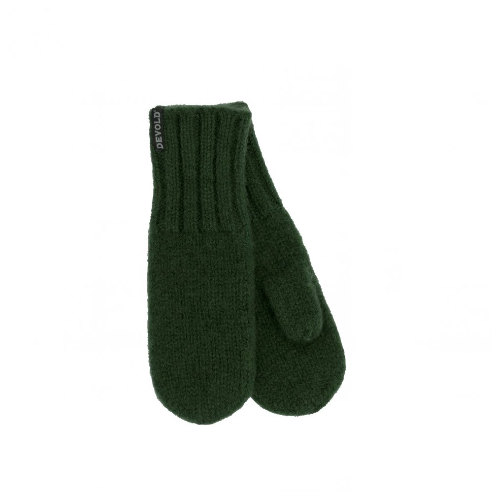 Pánské norské vlněné rukavice Devold Nansen zelená L