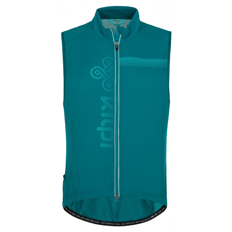 Pánská outdoorová vesta Kilpi Flow-M Tyrkysová 3XL