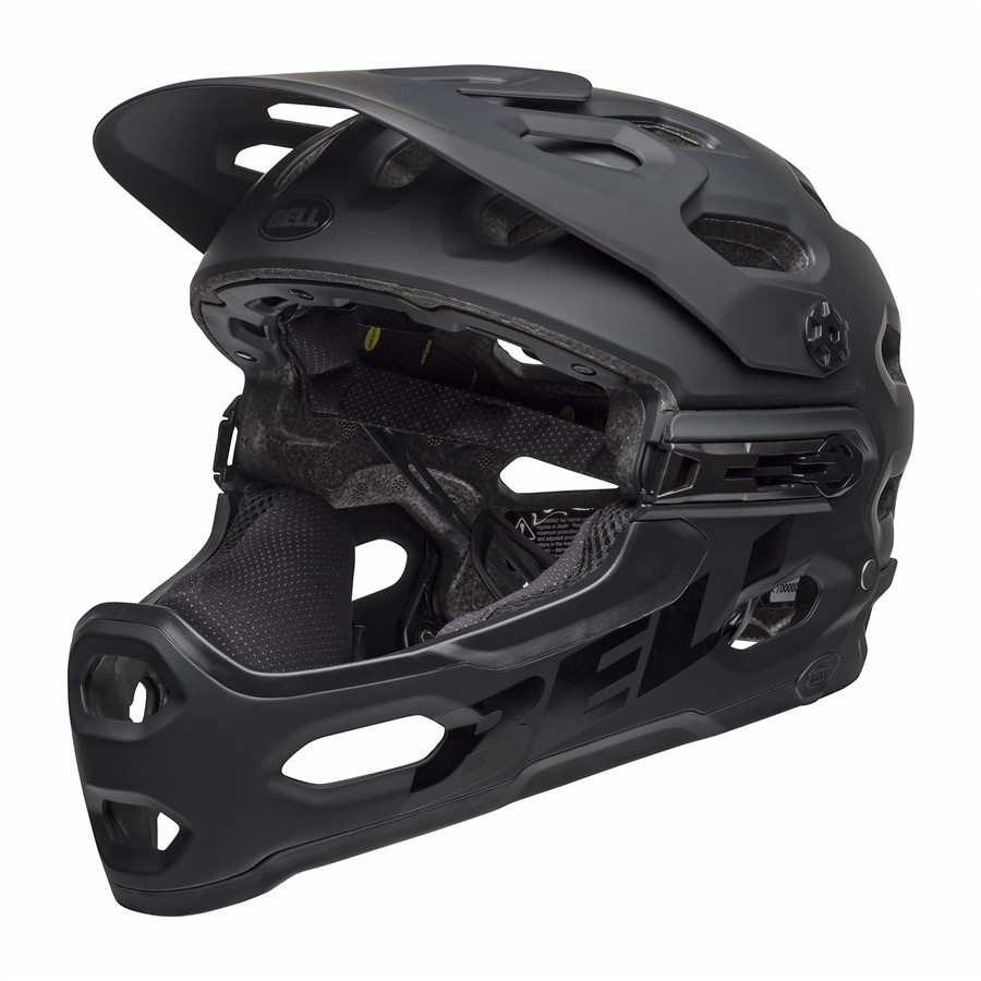 Cyklistická helma BELL Super 3R MIPS Mat Black L
