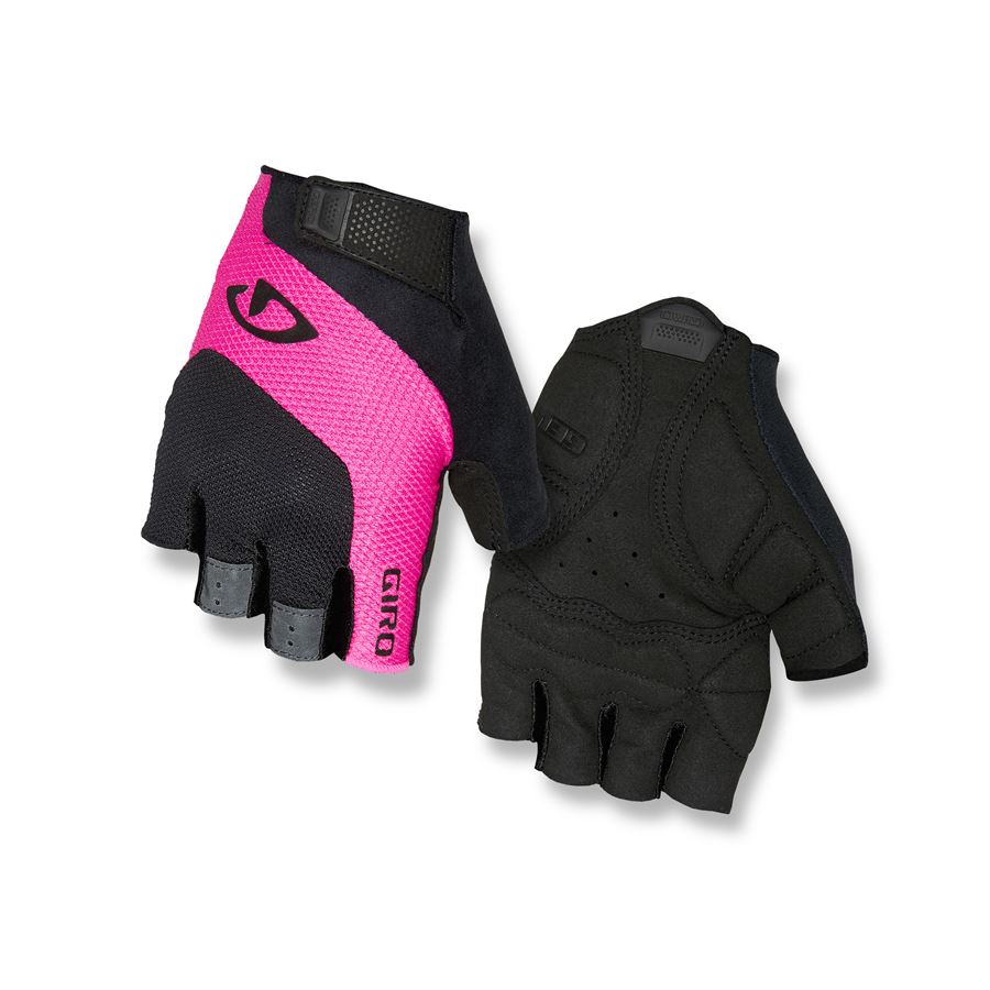 Dámské cyklistické rukavice Giro Tessa black/pink M
