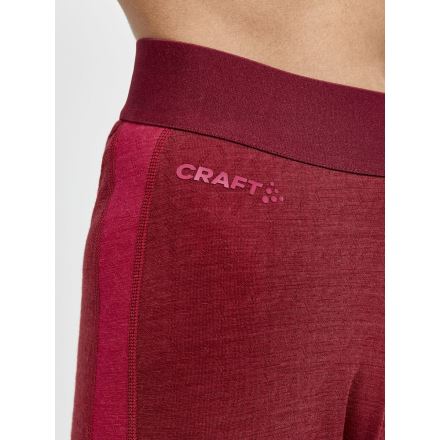 Dámské funkční spodky Craft Nordic Wool červená (2)