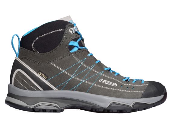Dámské kontíkové boty Asolo Nucleon Mid GV ML graphite/silver/cyan/A772 (1)