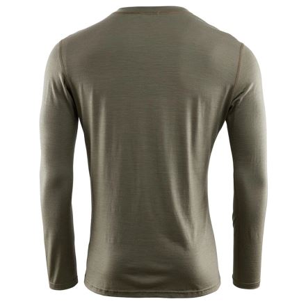 Pánské termotriko Aclima LightWool Undershirt Long Sleeve ranger green (1)