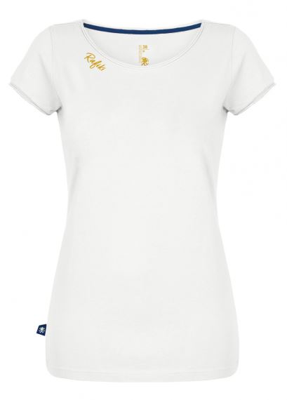 Dámské tričko z bio bavlny s krátkým rukávem Rafiki Jay bright white II