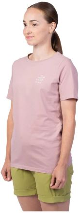 Modelka v Tričku Hannah CHUCKI II pale mauve 36 z bočního pohledu ukazuje střih. (5)