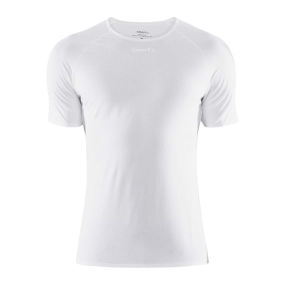 Pánské funkční tričko s krátkým rukávem CRAFT PRO Dry Nanoweight SS bílá