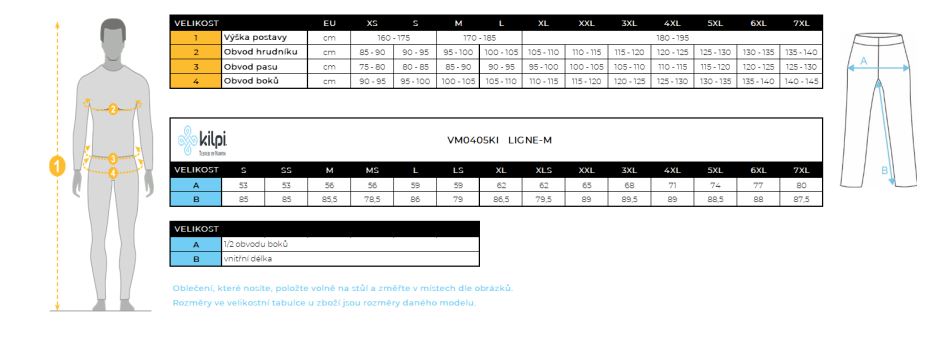 Pánské outdoorové kalhoty Kilpi Ligne-M DGN (5)