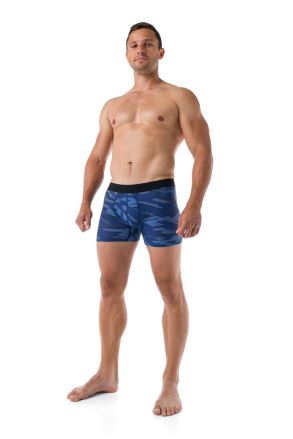Pánské technické boxerky Kilpi 2 pack Nett-U Tmavě šedá/modrá (4)