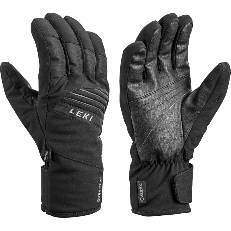 Unisex lyžařské rukavice Leki Cerro S black 10.5