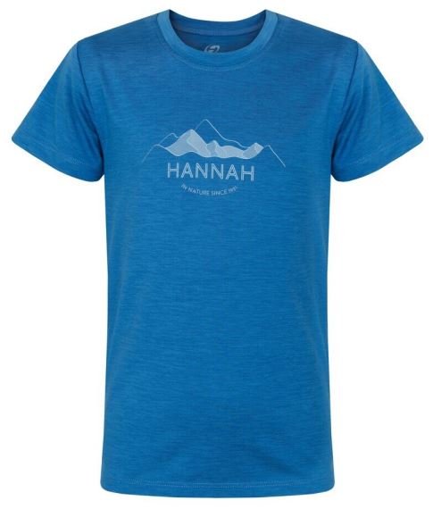 Klučičí dětské tričko Hannah Cornet Jr. II French blue mel 4-5 let