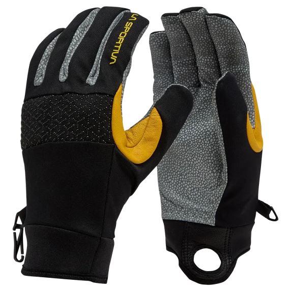 Horolezecké rukavice La Sportiva Supercouloir Tech Gloves black/yellow