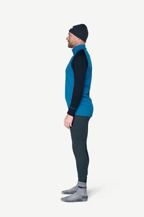 Pánské termotriko Devold Duo Active se zipem blue/ink (2)