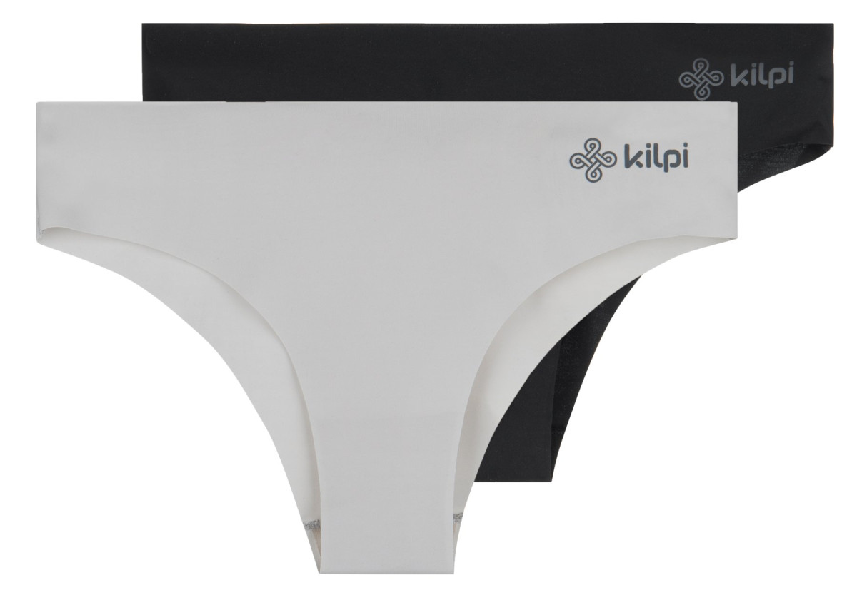 Dámské funkční kalhotky 2 pack Kilpi Nelia-W Světle šedá/černá XL