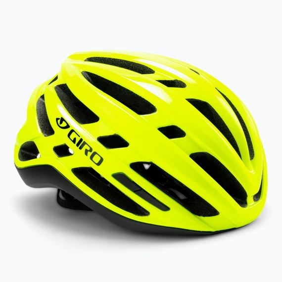 Pánská cyklistická helma Giro Agilis Highlight Yellow