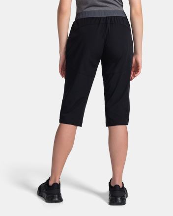 Dámské outdoorové 3/4 kalhoty Kilpi Meedin-W Black (1)