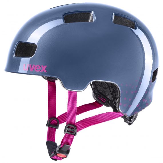 Cyklistická helma Uvex City 4 Mini Me midnight-berry