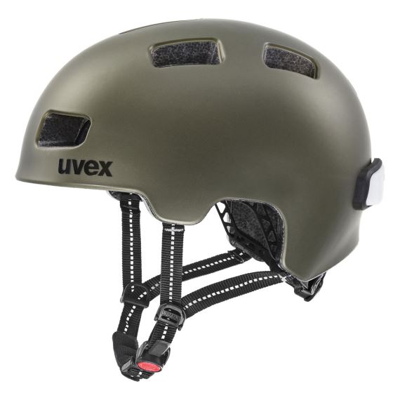 Cyklistická helma Uvex CITY 4, Green Smoke Mat