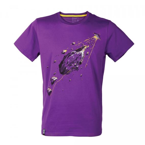 Pánské tričko Singing Rock Rocket fialová