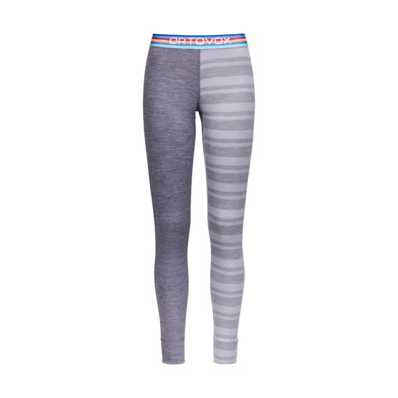 Dámské funkční spodky Ortovox W's 185 Rock'n'Wool Long Pants Grey Blend