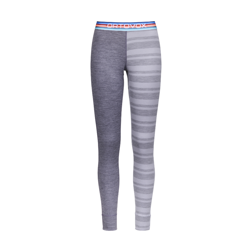 Dámské funkční spodky Ortovox W's 185 Rock'n'Wool Long Pants Grey Blend S