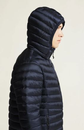 Profilový pohled na Pánskou zateplenou bundu Craft CORE Explore Lt. Insulation modrá. (7)