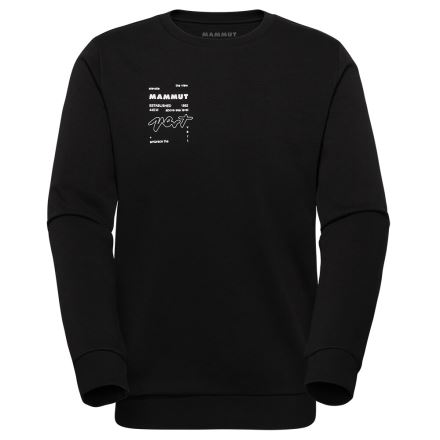 Mikina Mammut Core ML Crew Neck Men Vert black M