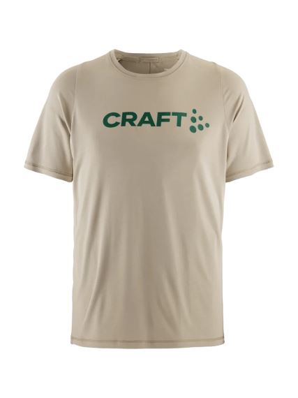 Přední pohled na funkční triko Craft CORE Essence Bi-blend hnědá.