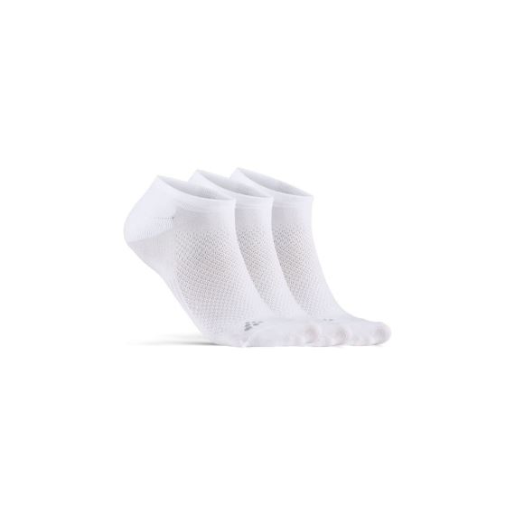 Ponožky CRAFT CORE Dry Footies 3-pack bílá