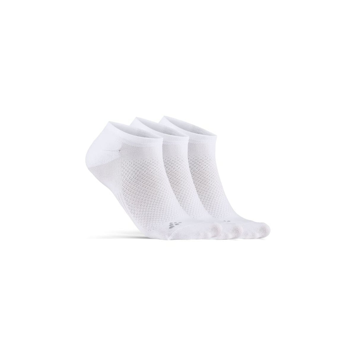 Ponožky CRAFT CORE Dry Footies 3-pack bílá 34-36 EU