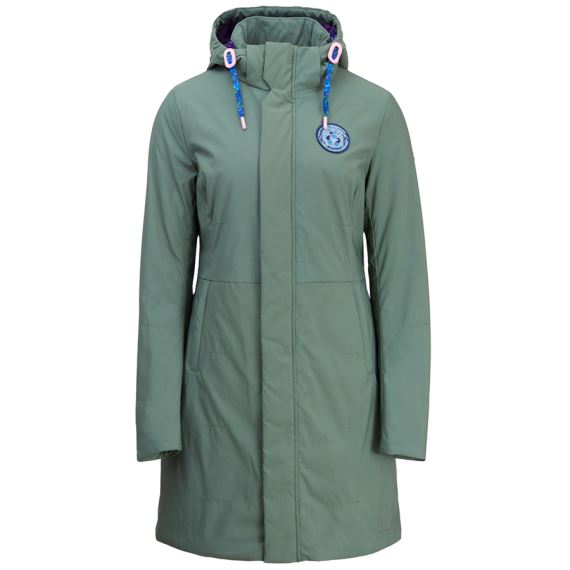 Dámský kabát Silvini Montesa olive-navy