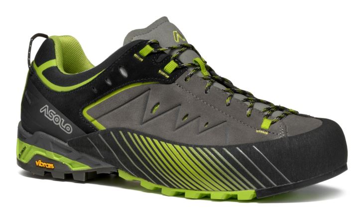 Pánské boty Asolo Freney Guida GV graphite/green lime/A627