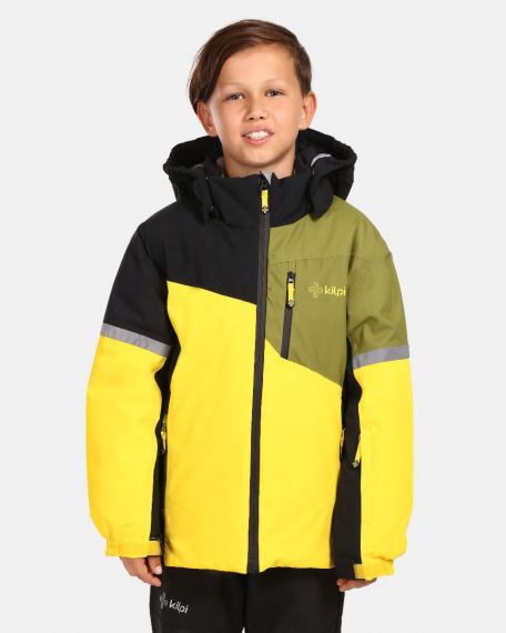 Dětská lyžařská bunda Kilpi Ferden-JB Žlutá
